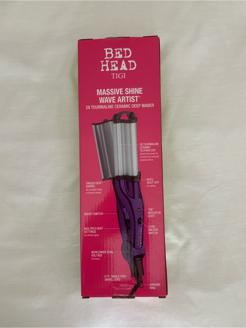 Bed Head TIGI Wave Artist Deep Waver Tourmaline Ceramic NIB - Picture 3 of 6